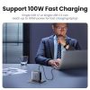 100W GaN Charger USB C PD Fast Charger QC4.0 3.0 Quick Charge
