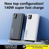140W Large Capacity Super Fast Charging Power Bank with Digital Display