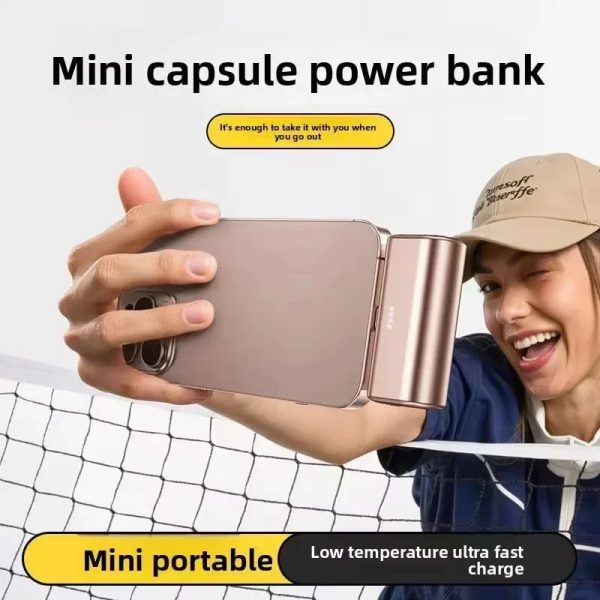 22.5W Fast Charging USB-C Mini Portable Power Bank