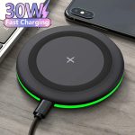30W Wireless Charging Pad with Induction Fast Charging