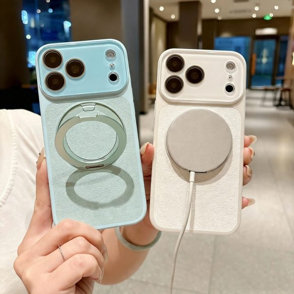 360° Rotating Stand Magnetic Case with Camera Lens Protection
