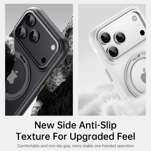 360° Rotating Stand Magnetic MagSafe Phone Case with Torque-Sound Hinge