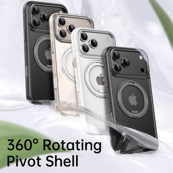 360° Rotating Stand Magnetic MagSafe Phone Case with Torque-Sound Hinge
