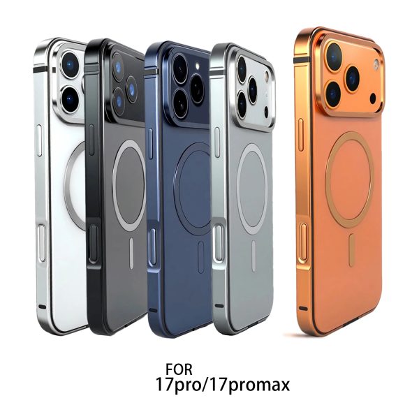 High-End Magnetic Case with Original-Color Metal Frame Backplate