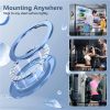 Magnetic Stand Holder Ring Transparent Case for Samsung Galaxy S24 Ultra