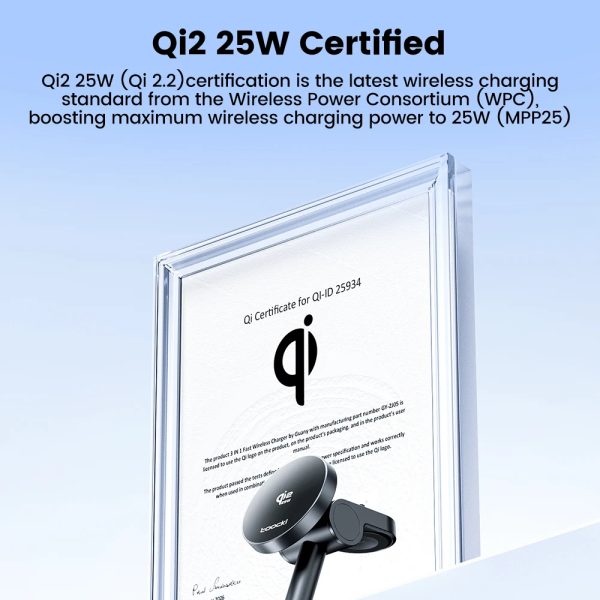 Qi2 25W 3-in-1 MagSafe-Style Wireless Charging Stand