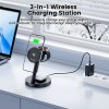 Qi2 25W 3-in-1 MagSafe-Style Wireless Charging Stand