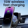 Wireless Car Charger with Auto-Clamping Air Vent Mount